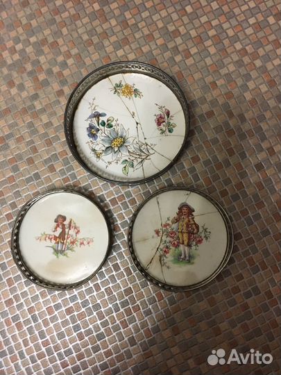 Подставки винтажные фарфоровые ГДР