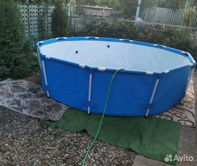 Каркасный бассейн бу 305 на 76