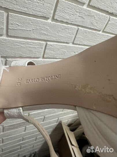 Туфли летние открытые белые