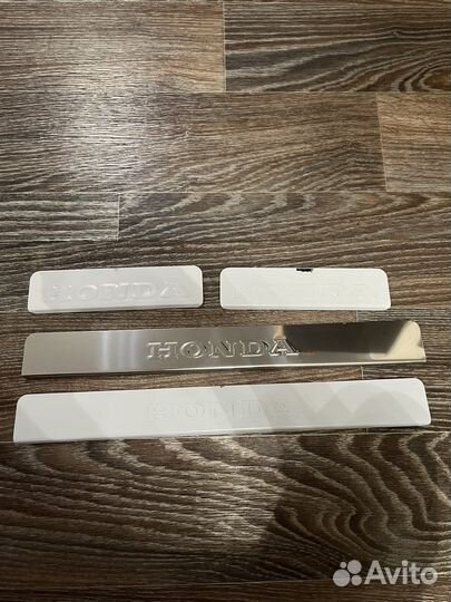 Накладки на пороги honda civic 4d
