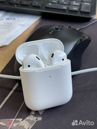 Беспроводные наушники apple airpods 2