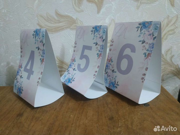 Номера на столы