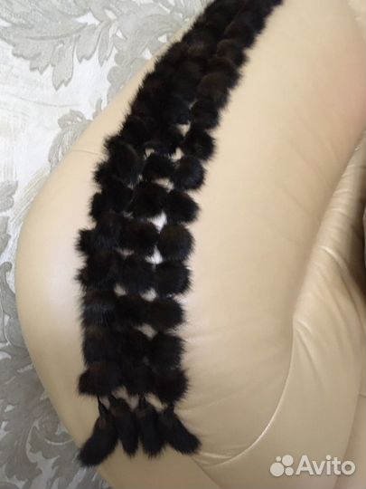 Норковый шарф