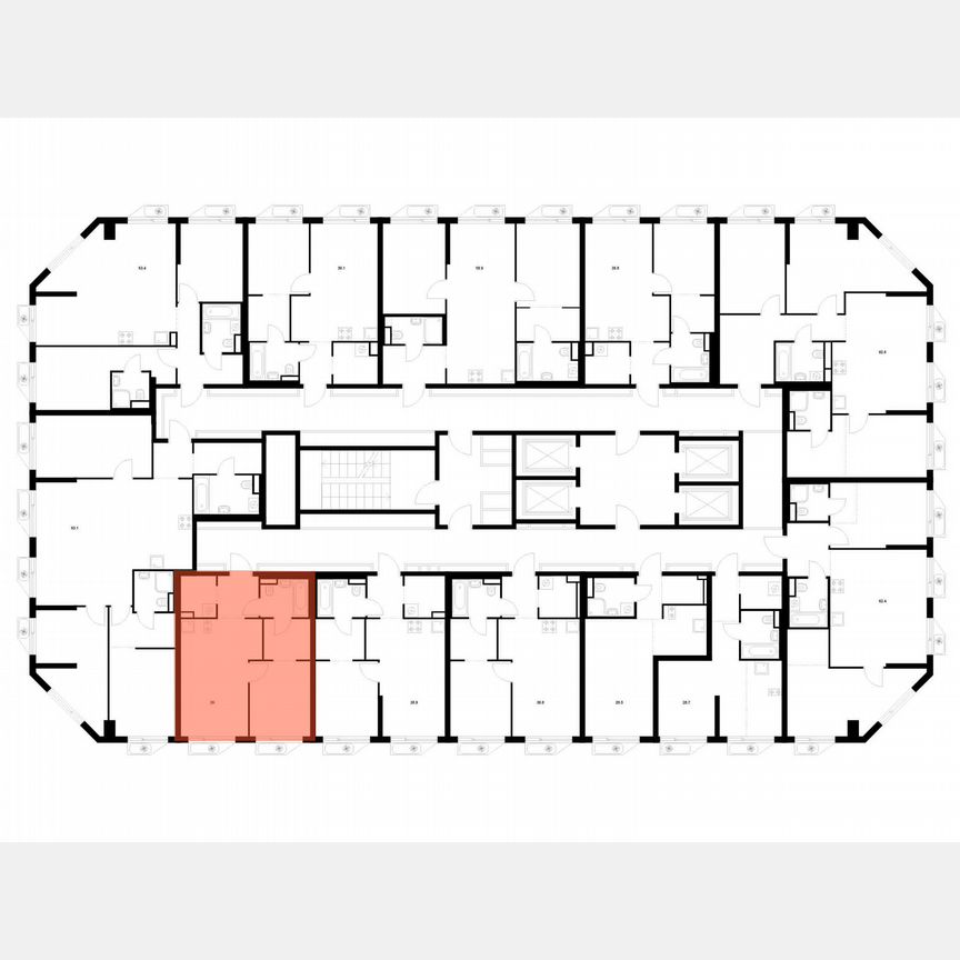 1-к. квартира, 39 м², 15/32 эт.