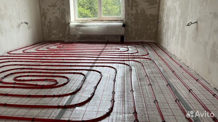 Монтаж систем отопления. Теплый пол. Водоснабжение