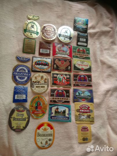 Этикетки от бутылок