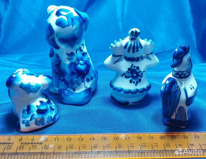 Фарфоровые статуэтки Гжель
