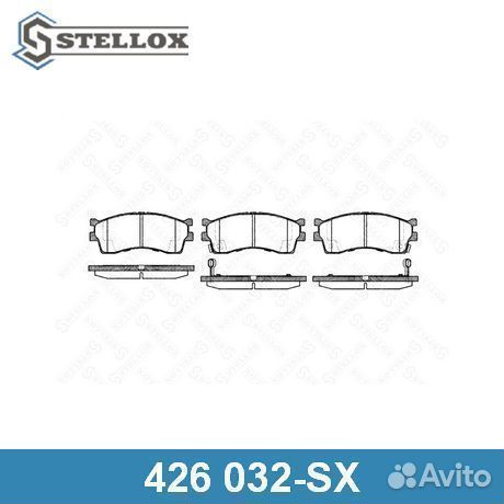 Комплект тормозных колодок 426032SX stellox