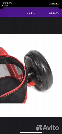 Детский велосипед с ручкой