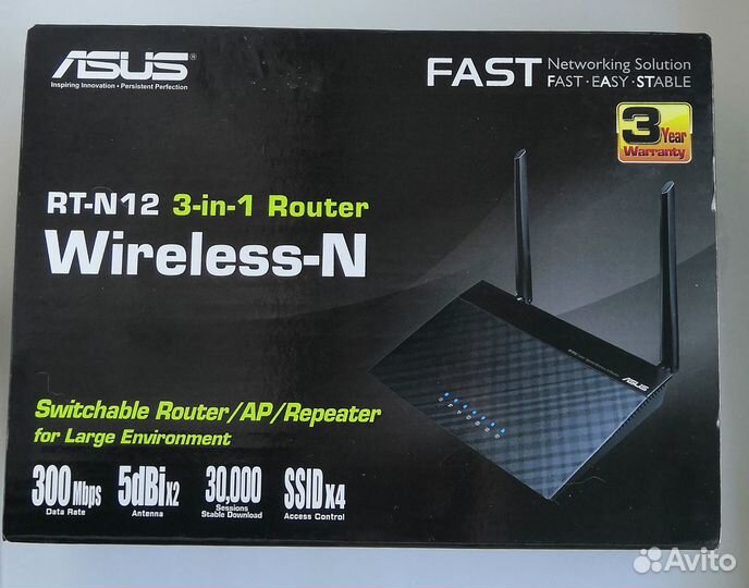 Wifi роутер Asus rt n12