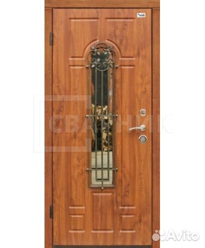 Входная дверь с и элементами ковки на заказ