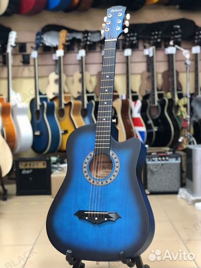 Гитара Belucci 3820 синяя матовая