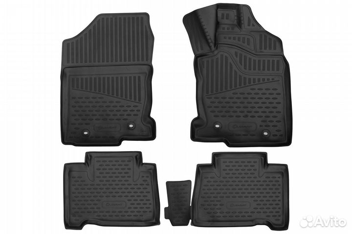 Коврики 3D в салон lexus NX (2014-2021) прав руль