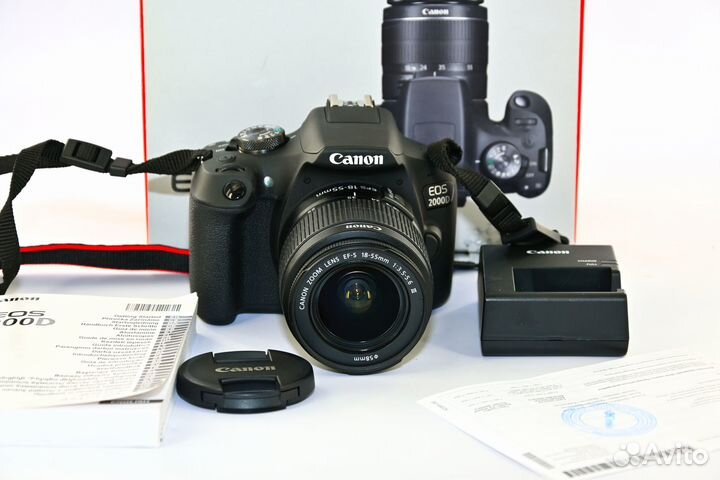 Canon EOS 2000D/T7 24.0MP Kit Canon 18-55 новый