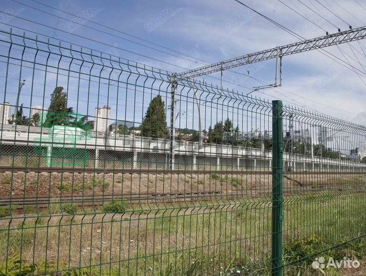 Сетка для забора 3д панель