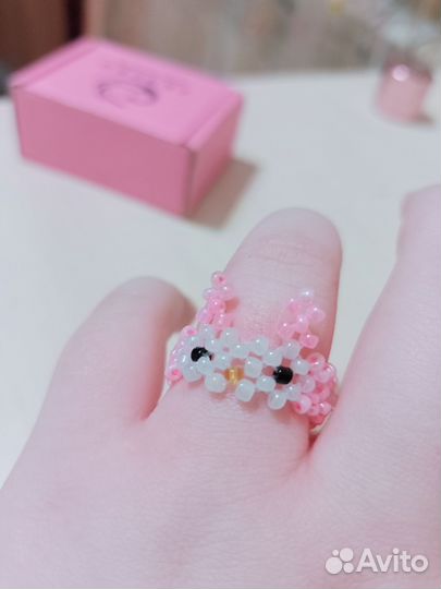 Колечки из бисера