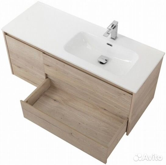 Мебель для ванной BelBagno Kraft-1200-BB1200ETL-R Rovere Galifax Bianco