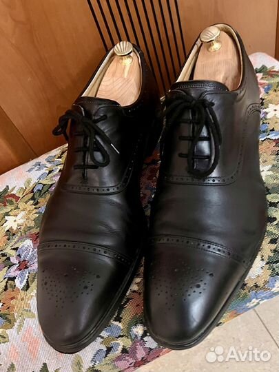 Туфли оксфорды Barker Англия черные 45-46