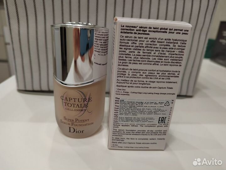 Dior тональный крем-сыворотка capture totale