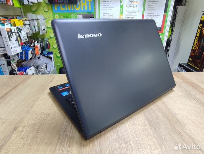 14 дюйм lenovo celeron n2840/4gb/250gb аккум ок