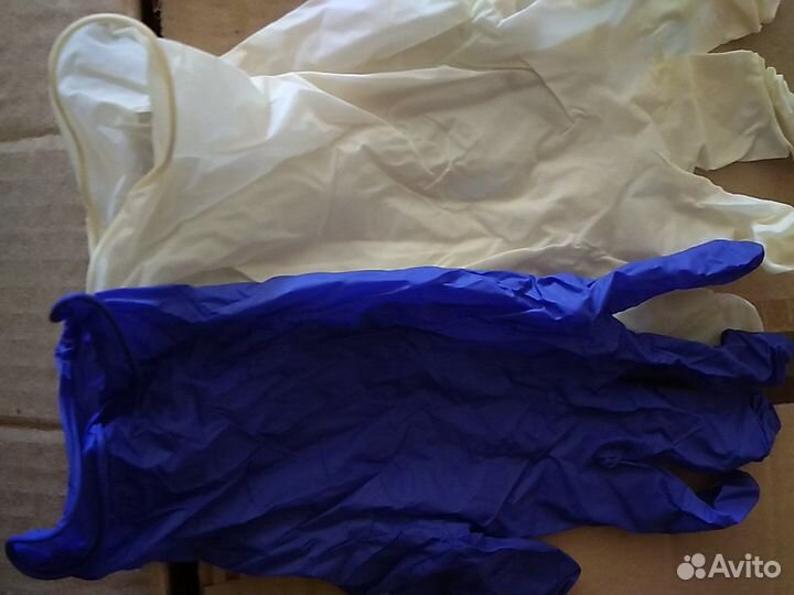 Перчатки латексные