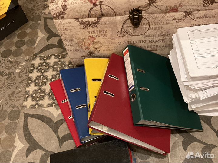 Папки на кольцах 5 см 8 см б/у