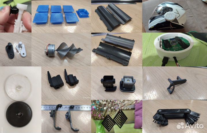 Детали по образцу, 3D печать, лазерная гравировка