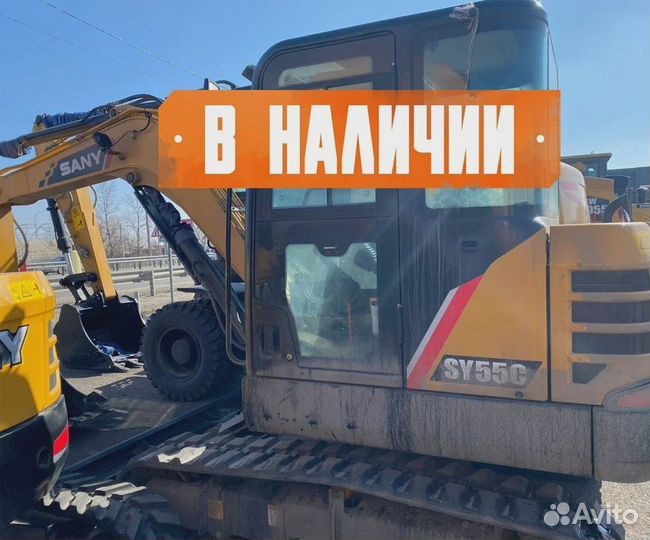 Мини-экскаватор Sany SY55C, 2022