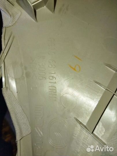 Накладки передних стоек Мазда 6 GH