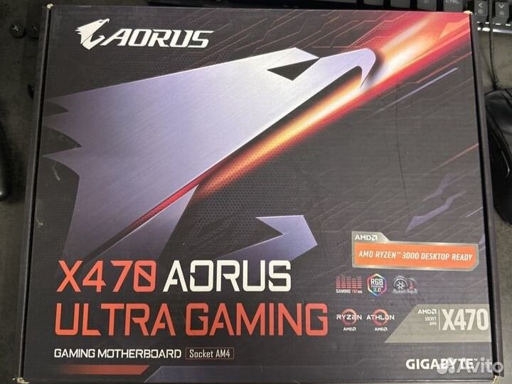 Материнская плата aorus x470 ultra gaming