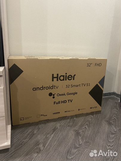 Телевизор LED Haier 32 SMART TV S1 с экраном 32”