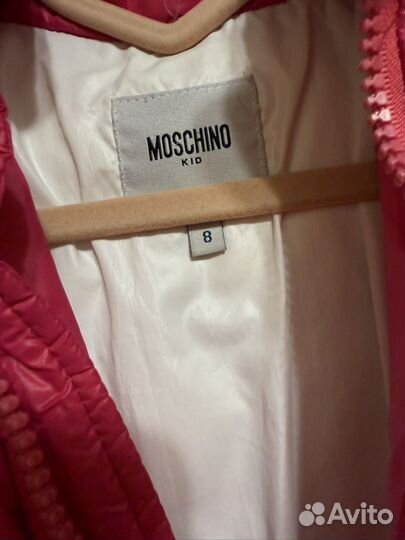 Пуховик moschino детский