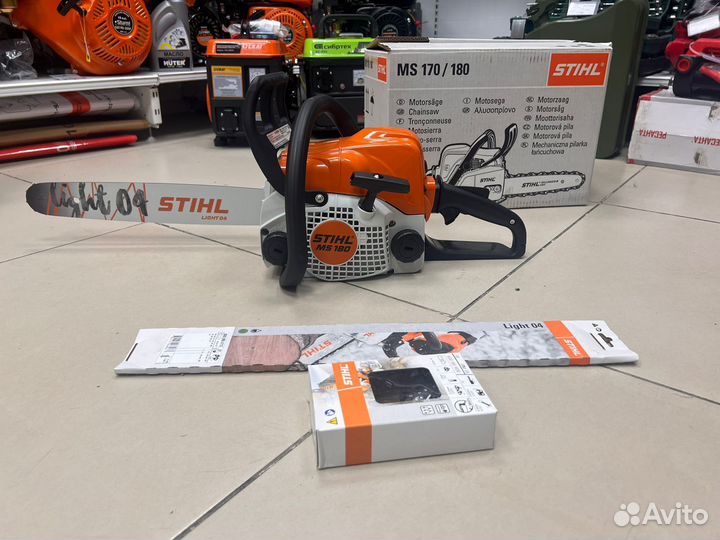 Пила бензиновая stihl MS 180 масло В подарок