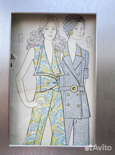 Винтажные журналы мод 1973 г, 1984 г