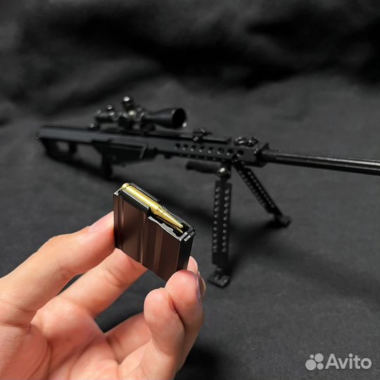 Металлическая разборная модель Barret M82