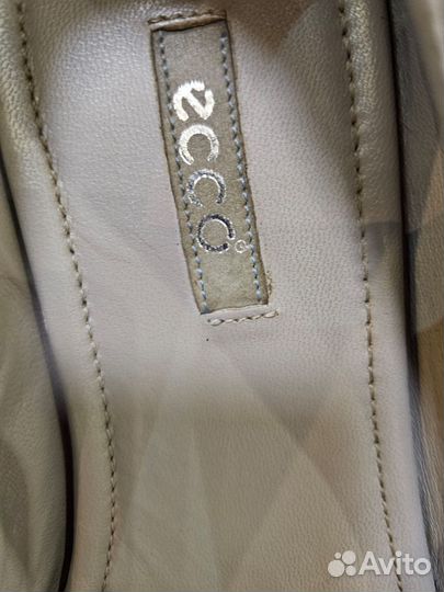 Балетки,туфли ecco37 оригинал