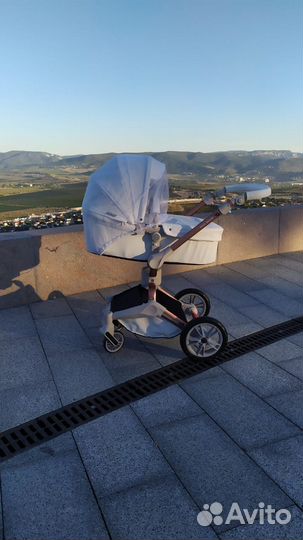 Коляска 2 в 1 эко кожа