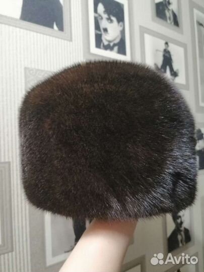 Шапка норковая новая