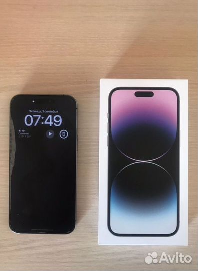iPhone 14 pro max 256gb deep purple
