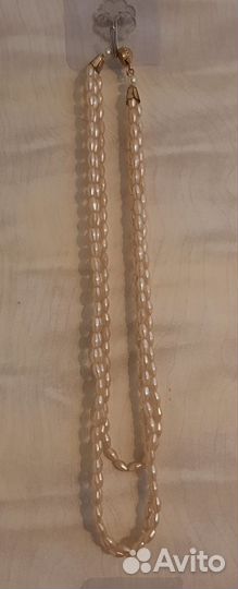 Винтажные бусы под жемчуг