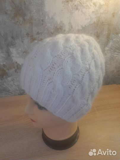 Шапка зимняя женская ручной работы