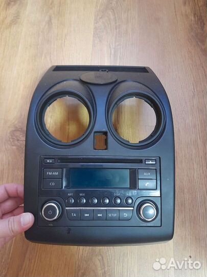 Магнитола на nissan qashqai j10, 2012 года