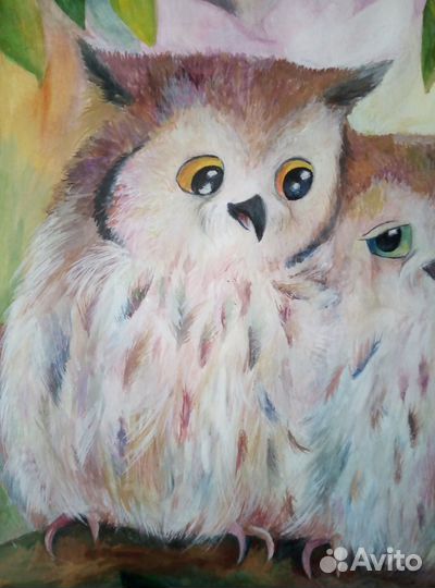 Картина с совами