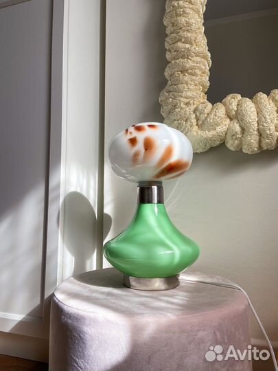 Винтажная настольная лампа «Саванна» редкая