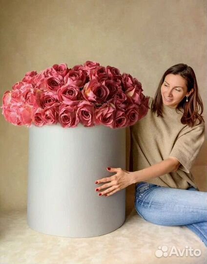 Шляпная коробка на заказ с лого