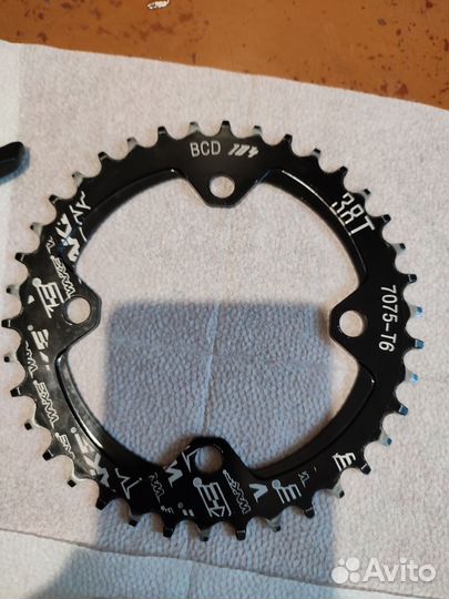 Звезда на велосипед 38 зубьев