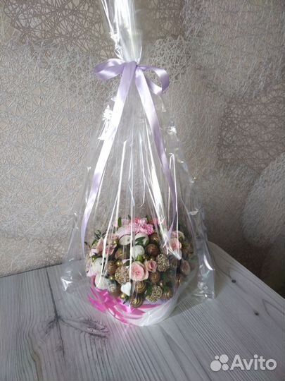 Сладкие букеты из конфет