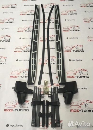 Пороги KIA Sportage 15+ дизайн 1