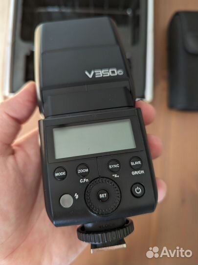 Вспышка Godox v350C для Canon (есть дефект)