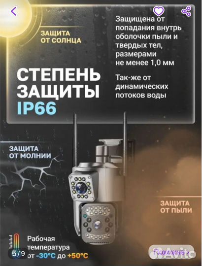 Камера видеонаблюдения уличная с сим картой 4 g